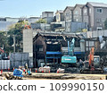 Urban redevelopment/demolition of wooden houses 109990150
