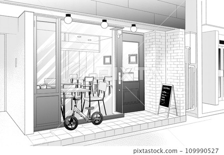 卡通風格筆繪圖圖store_cafe 卡通風格筆繪圖圖store_cafe 109990527