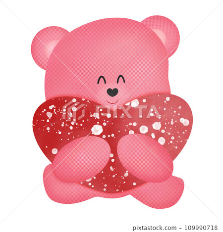 bear with heart  109990718