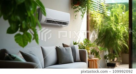 AI-generated content. humidifier and air purifier in the apartment 109992092