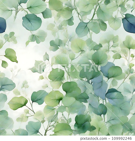 Watercolor Flower Background Tile, Generative AI 109992246