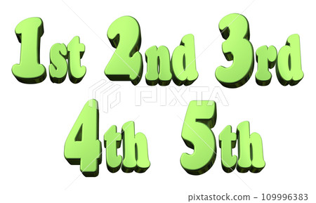 3DCG角色[第1/2/3/4/5] 綠色，綠色 109996383