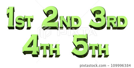 3DCG角色[第1/2/3/4/5] 綠色，綠色 109996384