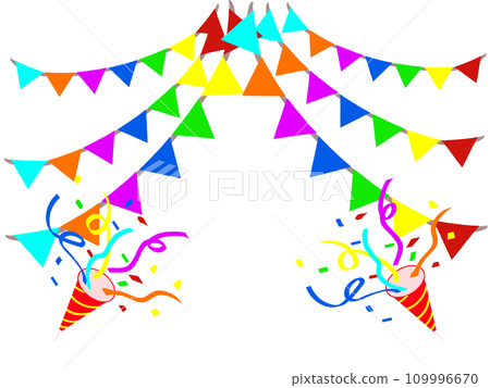 可愛的派對插畫 可愛的派對插畫 109996670