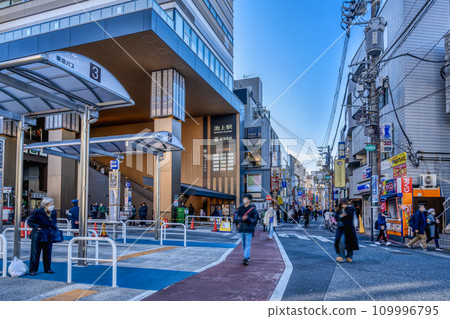 大田區池上的城市景觀、池上站 大田區池上的城市景觀、池上站 109996795