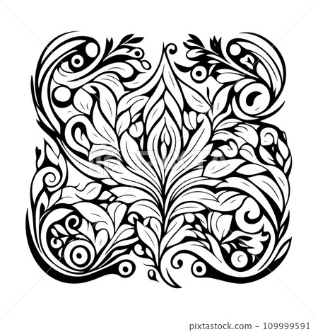 ornament batik royal design Icon hand draw black logo symbol perfect. ornament batik royal design Icon hand draw black logo symbol perfect. 109999591