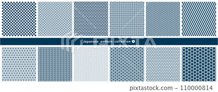 Traditional Japanese pattern Japanese paper background material Traditional Japanese pattern Japanese paper background material 110000814