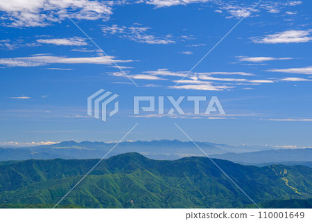 [Summer Mt. Norikura] Yatsugatake seen from Mt. Norikura_01 110001649