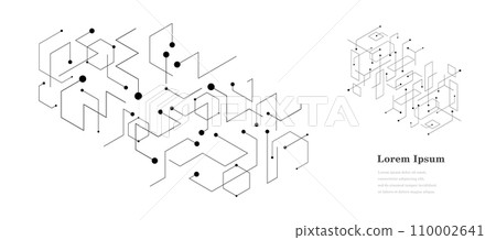 geometry abstract hexagon science background transparent 110002641