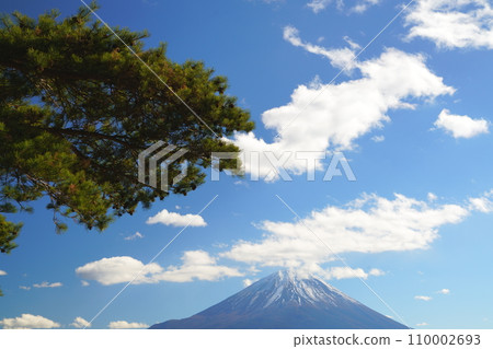 富士山有鬆樹，天空有雲 110002693
