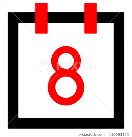 Calendar number 8 110003153