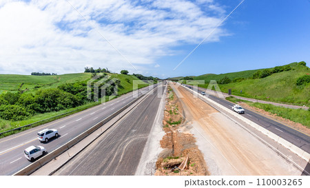 Driving Road Highway Construction Expansion Driving Road Highway Construction Expansion 110003265