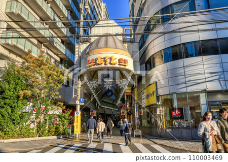 大田區蒲田的城市景觀、蒲田站、京濱蒲田商店街阿蘇都 大田區蒲田的城市景觀、蒲田站、京濱蒲田商店街阿蘇都 110003469