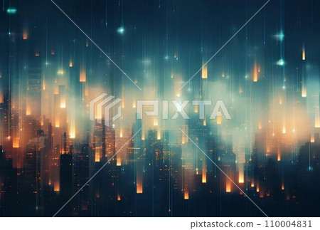 abstract blue background with bokeh defocused lights and stars abstract blue background with bokeh defocused lights and stars 110004831