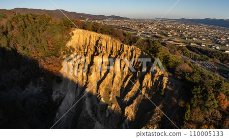 【德島縣阿波市】阿波土柱鳩岳【空拍】 110005133