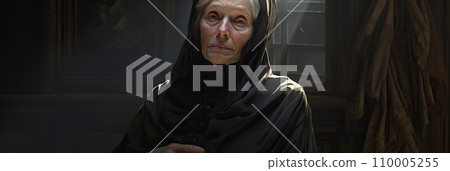 AnPortrait of a grieving widow AnPortrait of a grieving widow 110005255