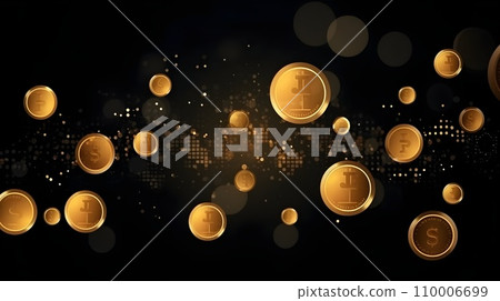 Business future technology market economic investment and money concept background or backdrop. 110006699
