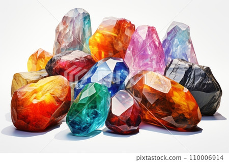 Colored gemstones minerals 110006914
