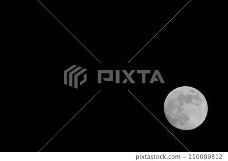 11月的小月亮漂浮在中天，月齡為12.7 110009812