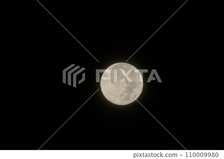 Beaver Moon, the full moon of November near dawn Beaver Moon, the full moon of November near dawn 110009980