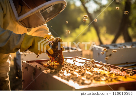 Bee honeycomb 110010595