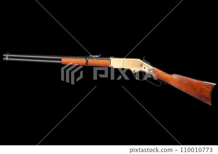 Old west Winchester lever-action repeating rifle Old west Winchester lever-action repeating rifle 110010773
