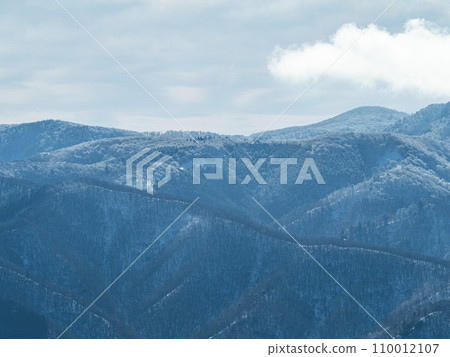 The ridgeline from Mt. Takami towards Mt. Myojin and Hizuka 110012107