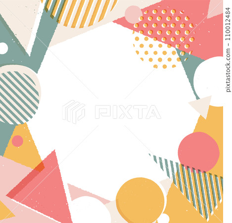 Background material_Rough Memphis pattern 110012484