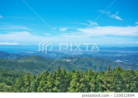 [Scenery from Oishi Plateau] Nakata, Kimino-cho, Kaikusa-gun, Wakayama Prefecture 110012694