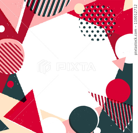 Background material_Rough Memphis pattern Background material_Rough Memphis pattern 110012712