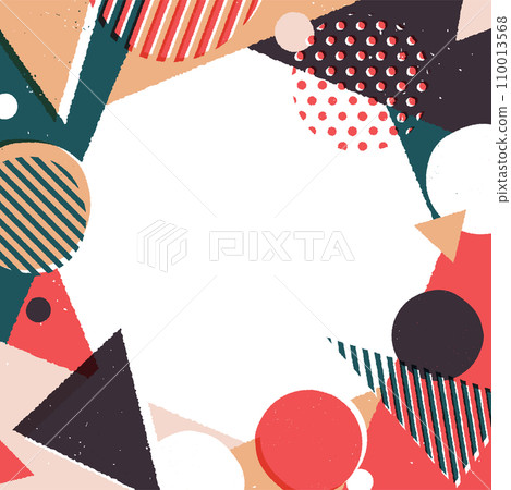 Background material_Rough Memphis pattern Background material_Rough Memphis pattern 110013568