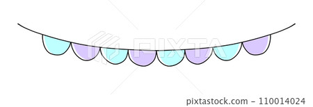 旗幟花環圓形單品3 110014024