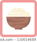 Health food brown rice full of nutrition 110014689
