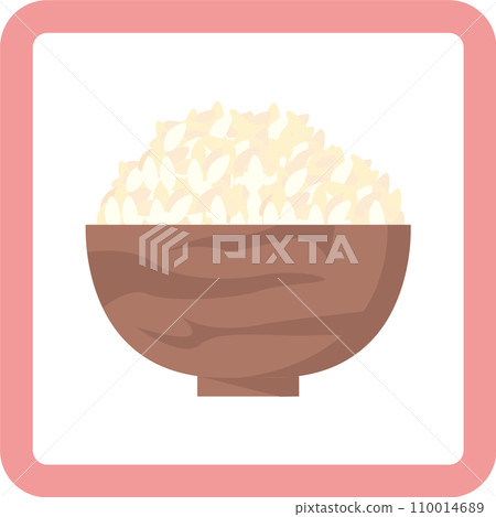 Health food brown rice full of nutrition 110014689