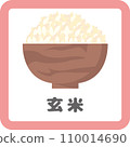 Health food brown rice packed with nutrients 110014690