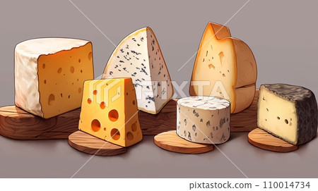 [AI生成圖像] 各種起司 12 110014734
