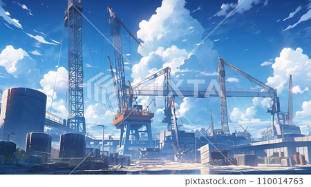 [AI generated image] Construction site 6 110014763