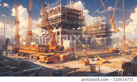 [AI生成影像] 工地13 110014771