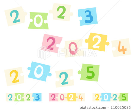 Puzzle style Western calendar material (2023/2024/2025) Part 1 Puzzle style Western calendar material (2023/2024/2025) Part 1 110015085