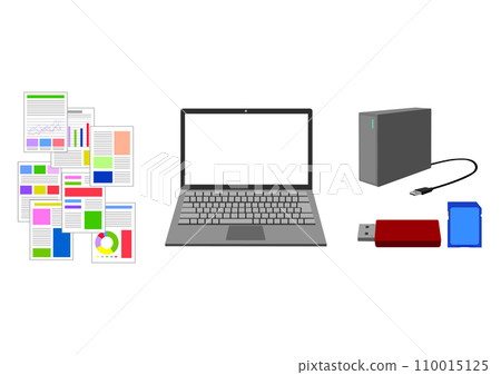 工作所需的文件、電腦和記錄介質 110015125
