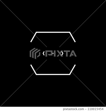 Cyberpunk style aim, HUD futuristic cyber target-插圖素材 [110015454] - PIXTA圖庫