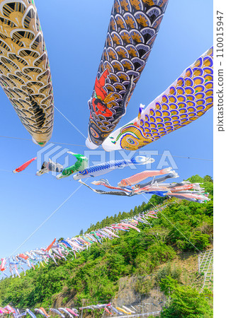飄帶在天空中優雅地游泳 110015947