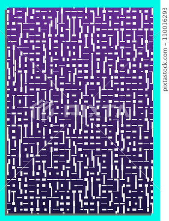 Vertical purple Gradient abstract background with microcircuit tracks, cover, title page of presentation, report, album in A4 format. Template layout for design of printed products. Vector banner 110016293