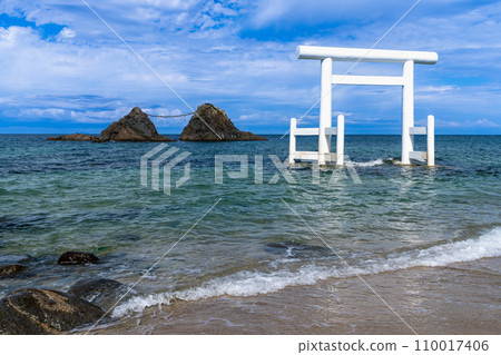 [福岡縣] 櫻井二見浦夫婦岩/櫻井神社二見浦水下鳥居 110017406