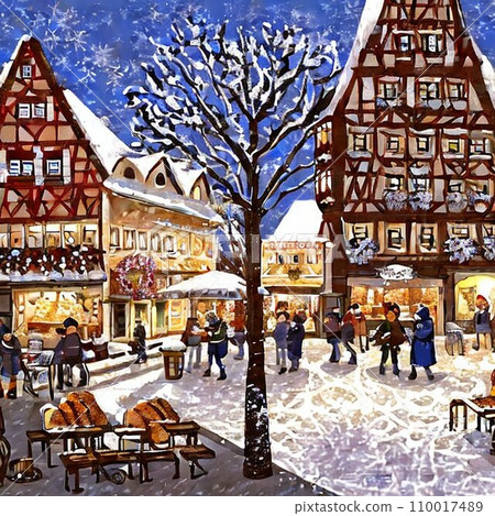 Germany in winter 110017489