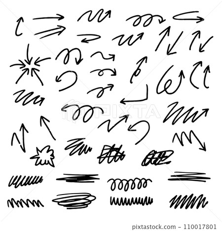 hand drawn illustration set hand drawn illustration set 110017801