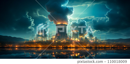 Innovative Atomic Power Reactor Science of Energy Generation, Sustainable Innovation in Futuristic Technology, Generative Ai 110018009
