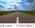 The majestic roads of Furano in summer 110018681