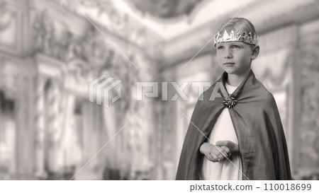 Little girl dressed as a princess Little girl dressed as a princess 110018699