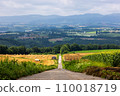 Hokkaido's straight road 110018719